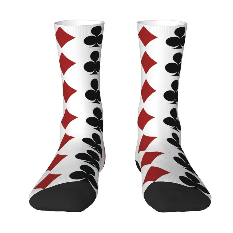 Chaussettes de Poker de Casino pour femmes et hommes, mignonnes, chaudes, imprimées en 3D, pour le Football