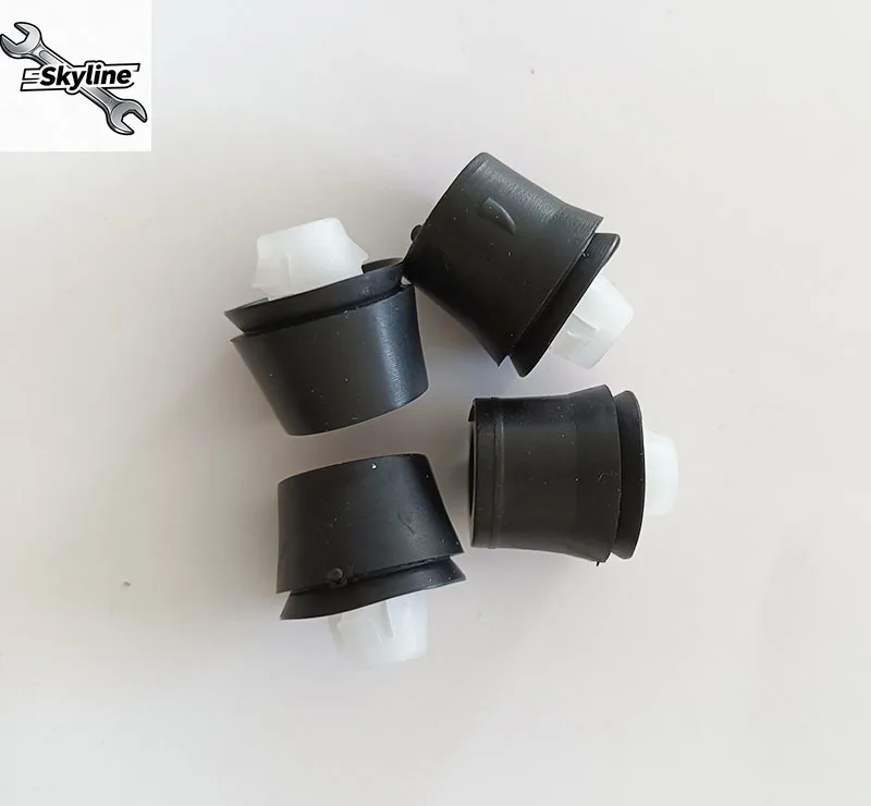 2/4Pcs Trunk Buffer Rubber Pier Door Buffer Shock Anti-Collision Pad
