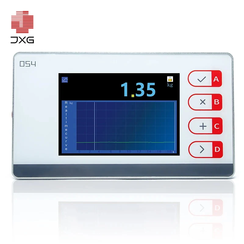 Digital Load Cell Weight Indicator & Amplifier with RS485, Portable Weighing Transmitter for Force Measurement