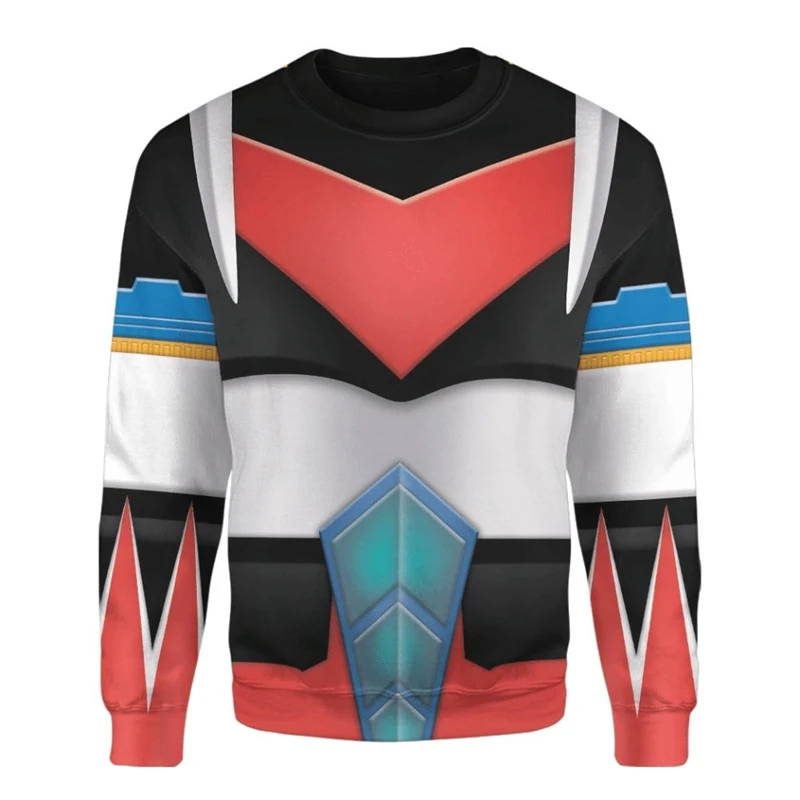 New Anime Mazinger Z 3D Printed Men\'s Sweater Summer Unisex Casual Harajuku Style Long Sleeve Tops Boys Girls Y2k Sweatshirts