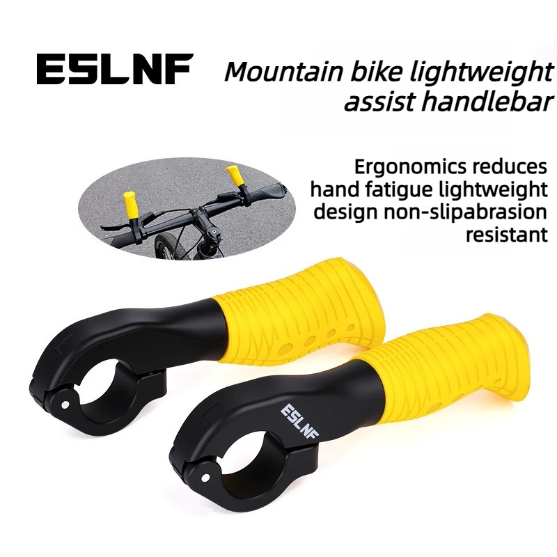 

ESLNF MTB Bike Thumb Grips Ergonomic Anti-slip Lightweight Bicycle Thumb Force Grip Suitable For Handlebar Diameter 22mm