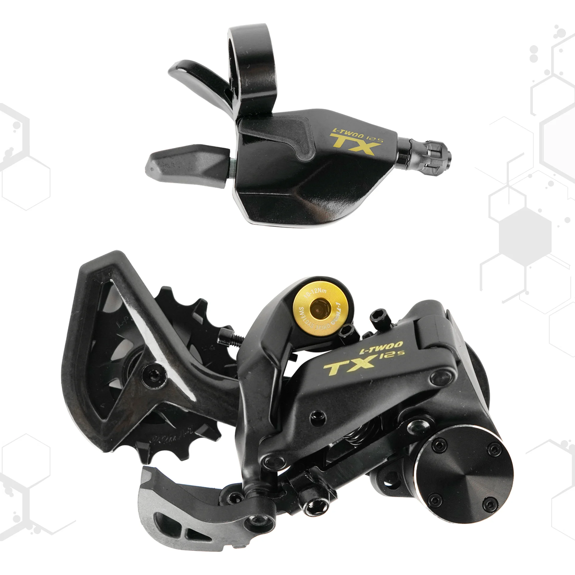 AliExpress NEW! LTWOO TX 1x12 Speed Aluminum Alloy Shifter + Stabilize Damping Carbon Rear Derailleur 12s