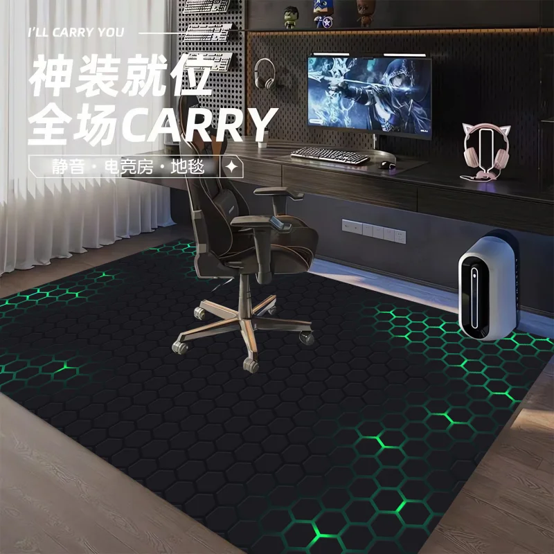 Tapete hexagonal azul roxo est - Office Productivity Tech avaliação e preço
