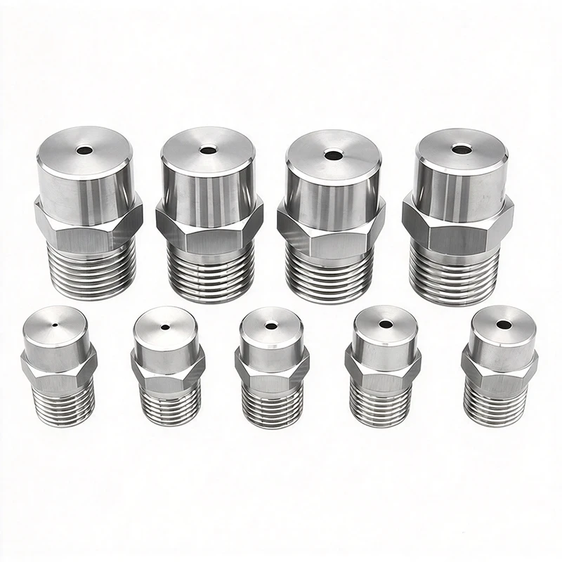 Straight Nozzle 0 Degree Water Column Jet Nozzle Column Shape Liquid Injection Spray Head for High Pressure Cleaning Washing