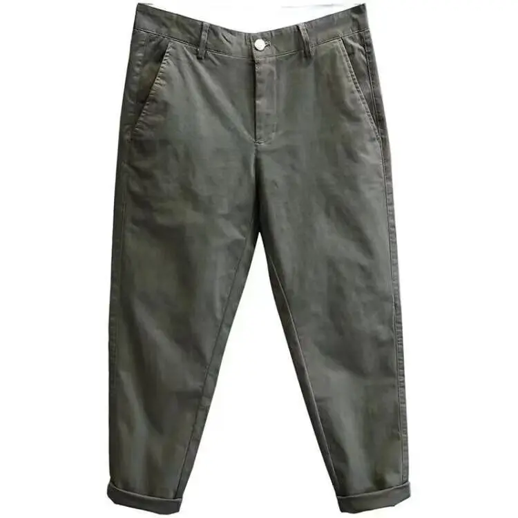 الراقية ماركة الملابس ملابس للرجال جودة صنعة قماش غير رسمي أسود كاكي الجيش التكتيكية ملابس العمل السراويل البضائع