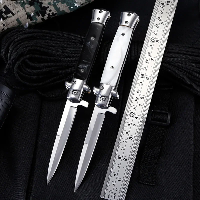 

high quality stainless steel outdoor portable pocket knife camping tactical Folding knives Combat Military Knife survival Knife