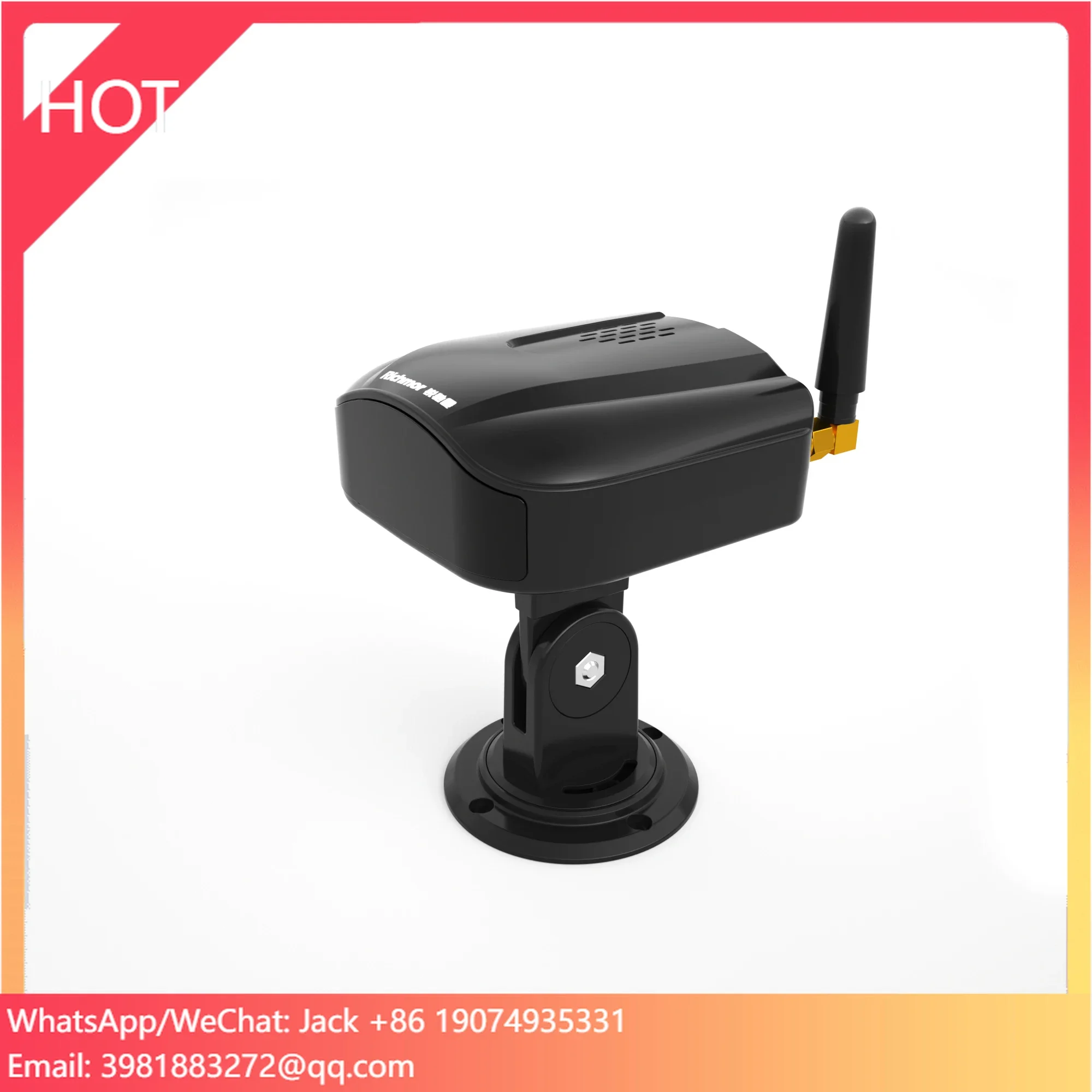 Richmor 2024 3CH GPS 4G Dashcam Car Black Box com design de mesa para gravação de vídeo durante dirigir