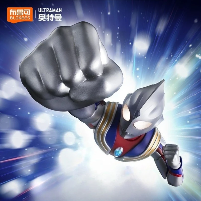 

New Blokees Ultraman Action Figure Legendary Edition Ultraman Noa Assemble Figure Collection Doll Custom Birthday for Kids Gift