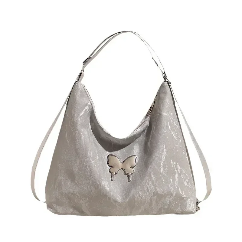 

2025 Fashionable Women's Crossbody Tote, Two-Tone Woven Bucket Bag with Convertible Straps, Handmade Commuting Essential