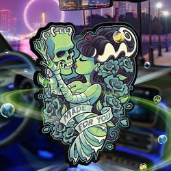 Death funny parody car air freshener cartoon anime pendant rearview mirror hanging decoration Hilton (hotel fragrance)