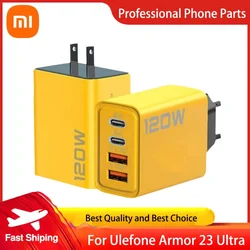 Xiaomi 120W USB Fast Charger Mobile Phone Charger Adapter QC 3.0 Quick Charging 6A USB Type C Cable For Samsung Xiaomi Huawei