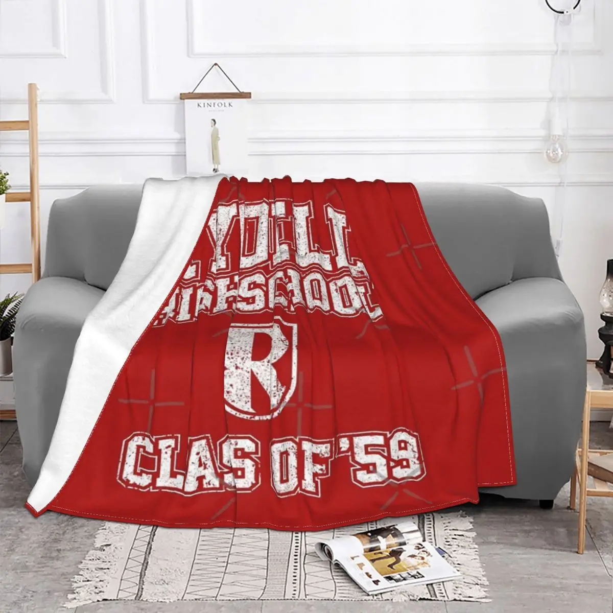 Rydell High School Class Of '59 Grease Home Bed Blankets Quilt For Bed Blankets And Blankets Throw Blanket