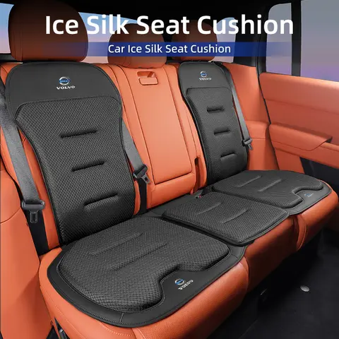 볼보 XC60 S60 V40 V50 V60 XC40 V70 XC90 V90 S90 S80 C30 S40 XV40 S70 차량용 아이스 실크 쿠션 앞좌석 뒷좌석 보호 커버