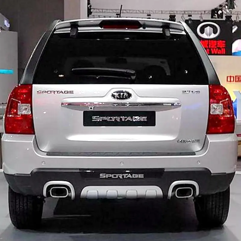 真新しいプラスチック製テールゲートスポイラー,Sportage Sportage 2005 2006 2007 2008 2009 abs,グレーカラー