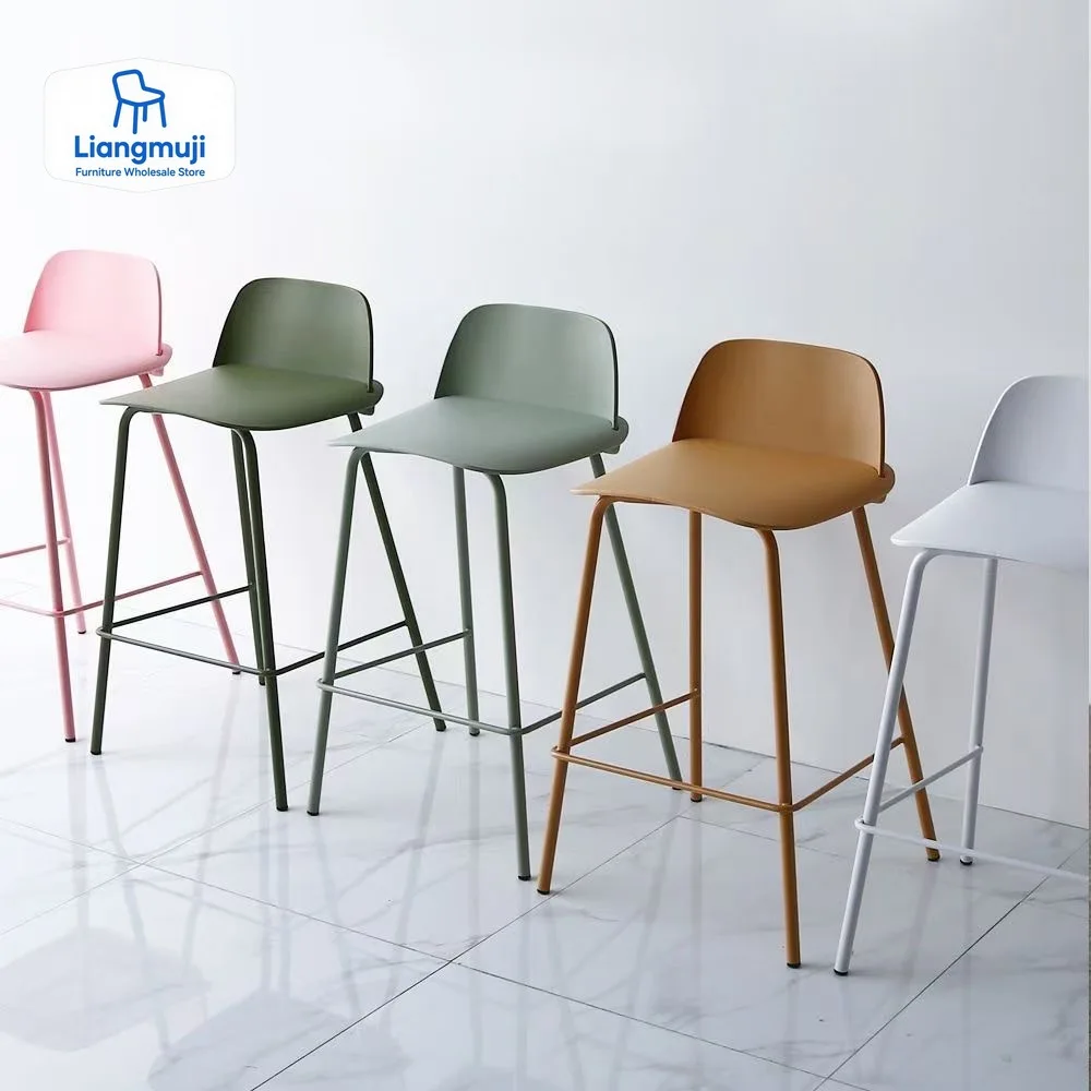 

Reception Standing Bar Stools High Luxury Counter Designer Bar Stools Ergonomic Nordic Taburete Cocina Coffee Shop Furniture