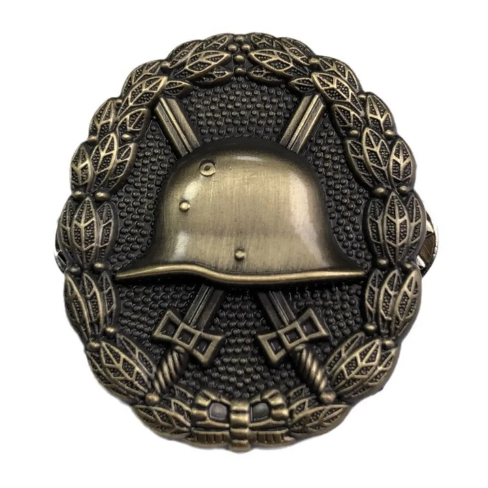 

1pc German Metal Pin Wound Badge Medal Battle Veteran Army Soldier Medal Brooch