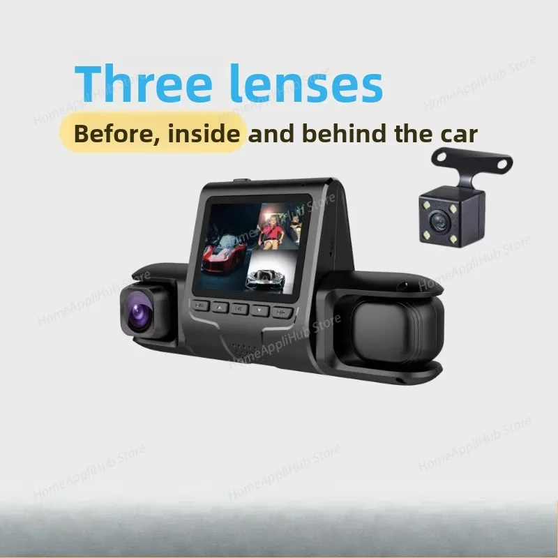 The New 2-inch Three-recording with The Display Front, Inner and Rear High Definition 1080PD426 Driving Recorder Reversing Image