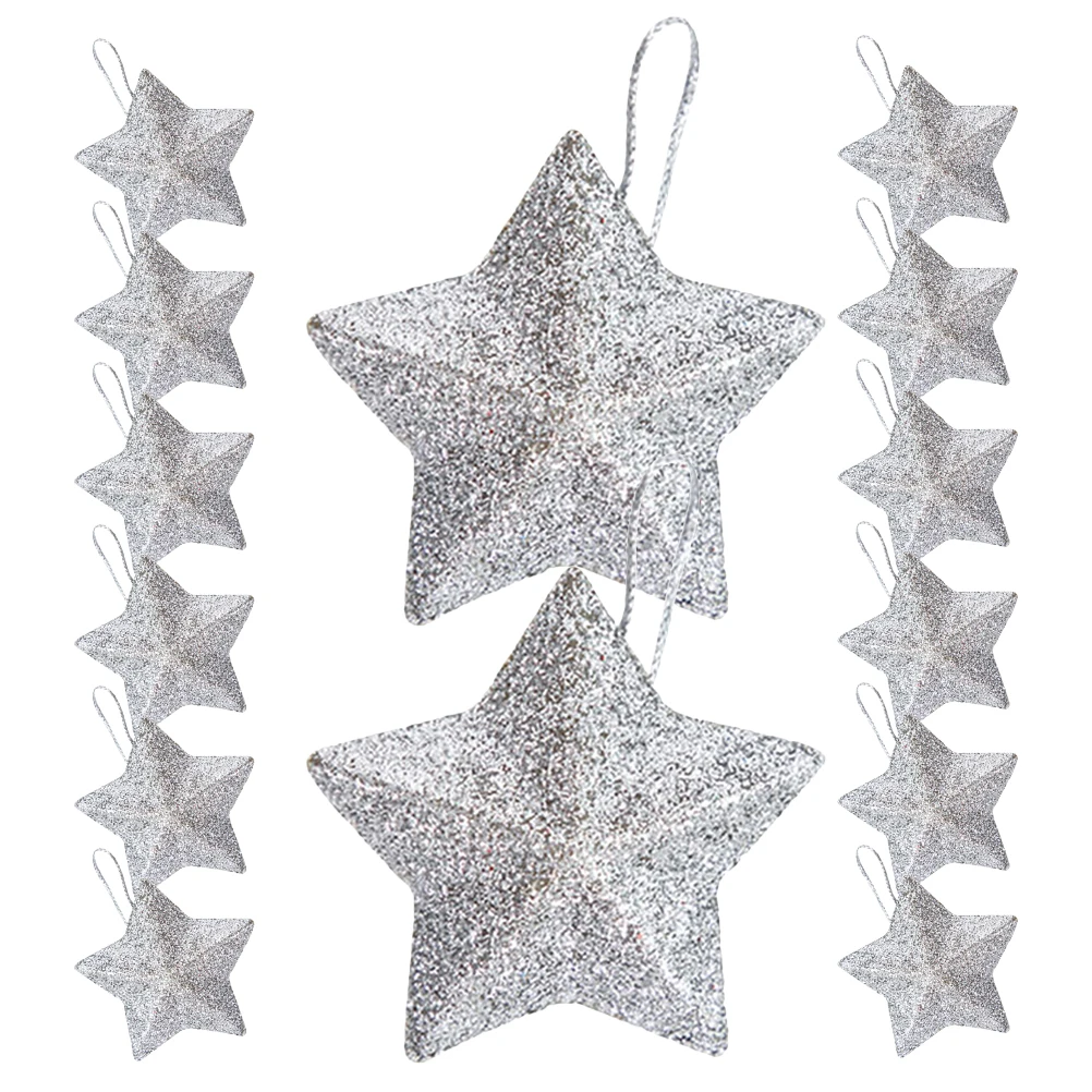 

60 Pcs Christmas Decorations Tree Hanging Ornament Village Accessories Party Miniature Ornaments Craft Decorative