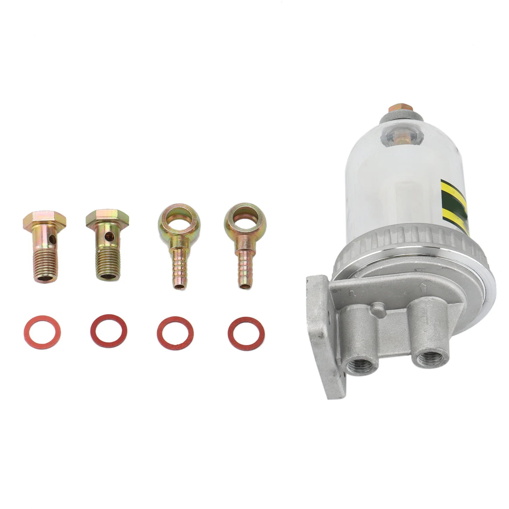 REST CA141 Coarse Filter Water Separation Precipitator Cup with Drain Retrofit Filter with 8mm Connector