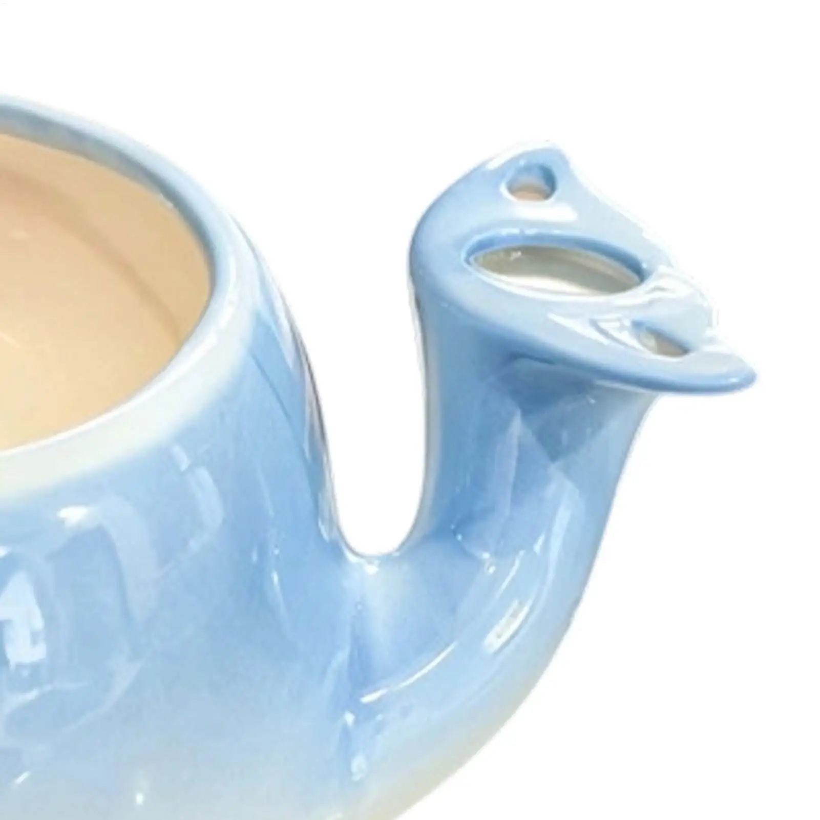 Fruit Washer Bowl Ceramic Whale Cleaning Spinner With Strainer Self Rotating Berry Washer Bowl For Salad Produce Grape Home