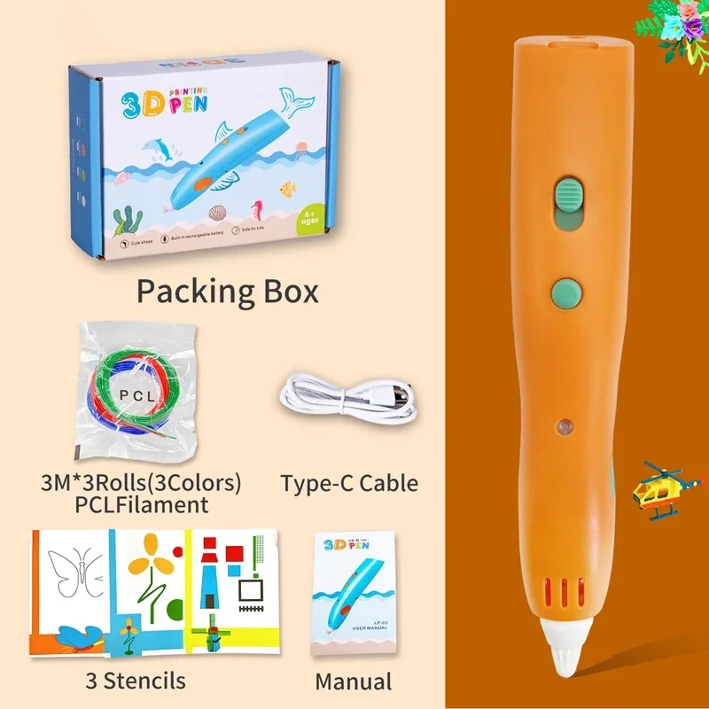 

Low-Temperature 3D Pen Filament Refills Compatible Set with 3Doodler Start+ PCL1.75mm3D Printer Doodler Pen Refill Packs