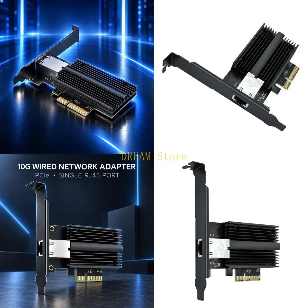 PCIe to RJ45 Ethernet Expansion Card with RJ45 Port, MultiGigabit Ethernet Adapter for Window 10, Window 11, and Desktop