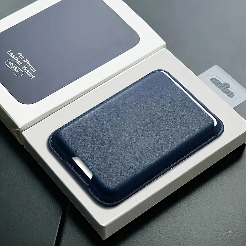 Luxuriöser PU-Magnetkartenhalter für iPhone 17, 16, 15, 14, 13, 12 Pro Max, Handyhülle, magnetischer Kartensteckplatz, Brieftasche, Handyhülle, praktische Abdeckung