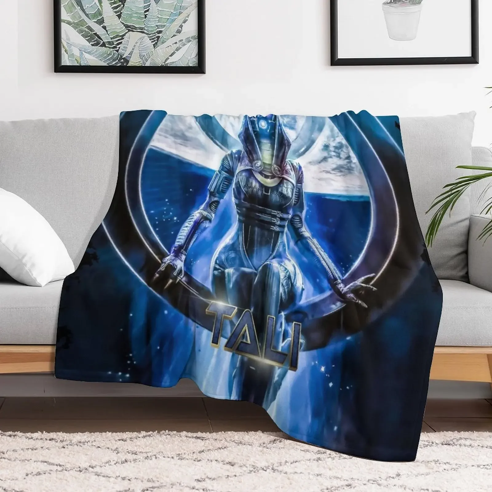 Mass Effect - Tali Throw Blanket