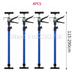 Square Base 115-290cm Woodworking Telescopic Support Rod Wooden Ceiling Door Frame Raise Lifter Labor-Saving Arm Jack