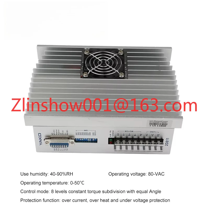 Controlador paso a paso bifásico 2D811 80-110VAC controlador de Motor de enrutador Cnc de voltaje 2D68MH para Motor Nema 34 de fresadora CNC