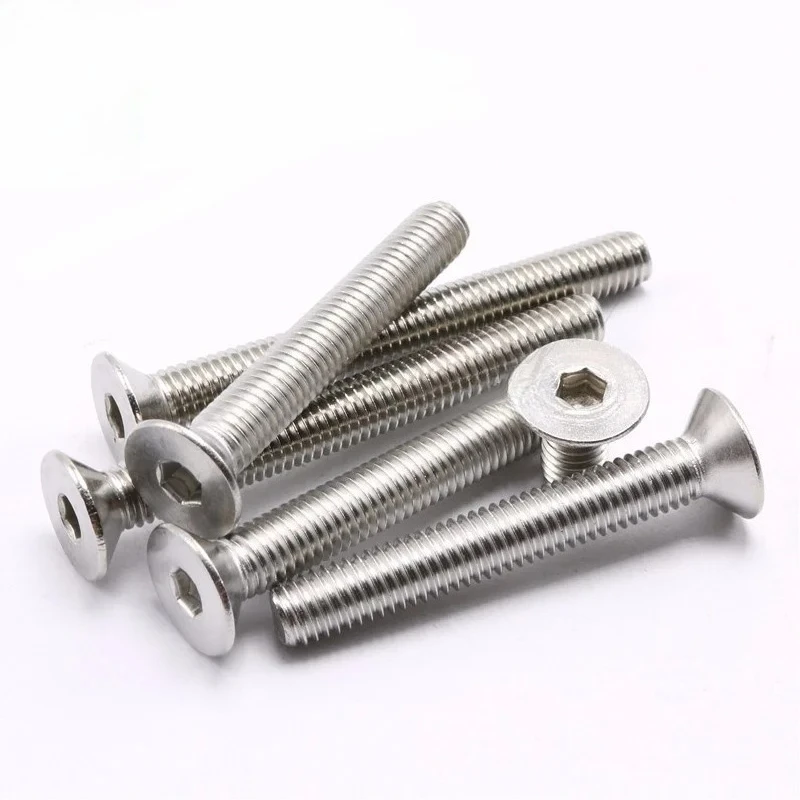 100 Buah Sekrup Tutup Kepala Soket Hex Panci Baja Tahan Karat M3-Baut Pengencang Furnitur dengan Ukuran 5/6/8/10/12/14/16/20Mm