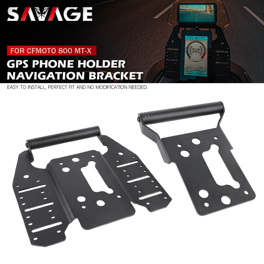 

For CFMOTO 800 MT-X MTX Motorcycle Phone Stand Holder GPS Navigation Bracket Plate Extension Bar CF-MOTO 800MTX 2024 2025