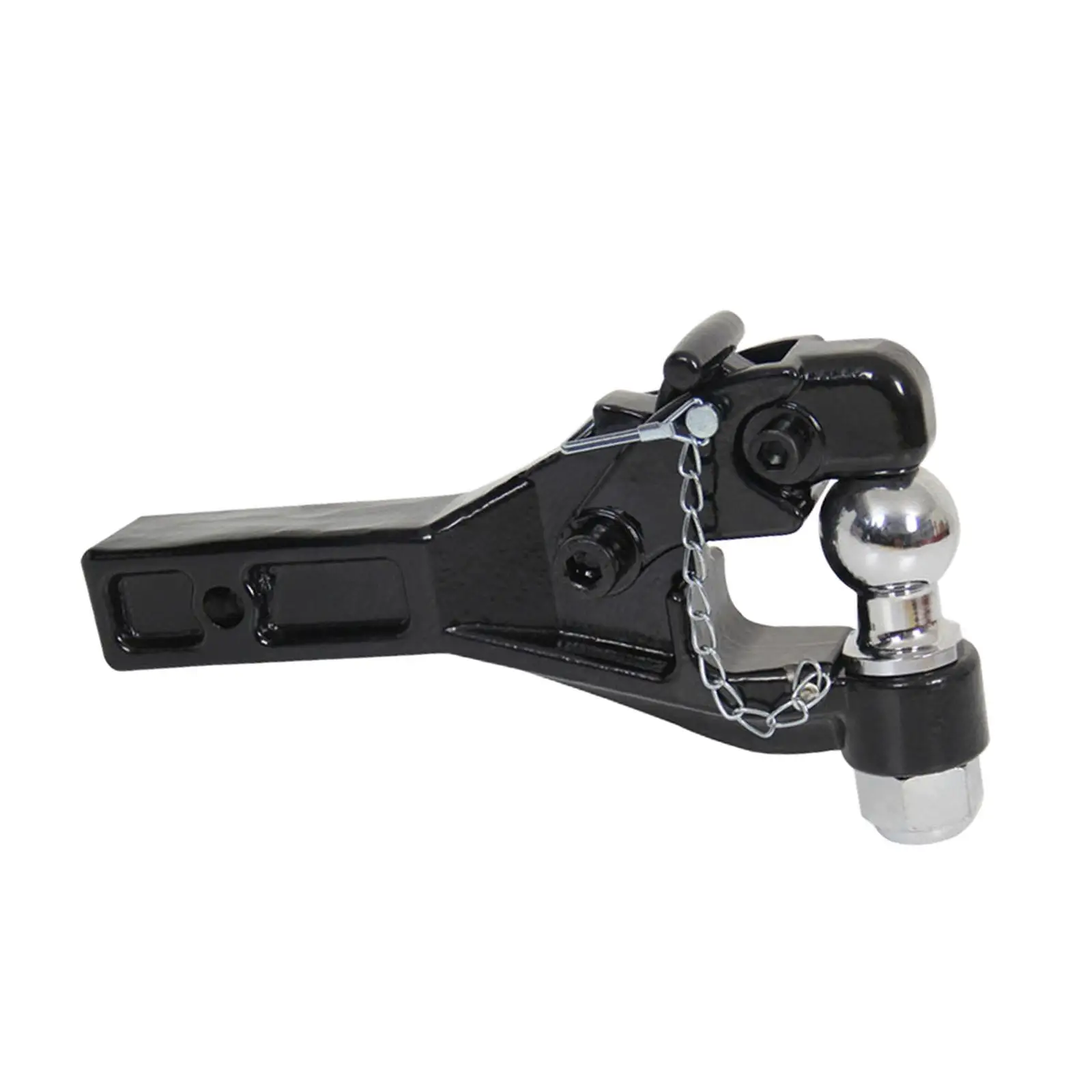Sturdy Steel Shackle Hitch Receiver Ball Mount Towing Accessory Hitch Pin Lock for Trailer or Boat Use