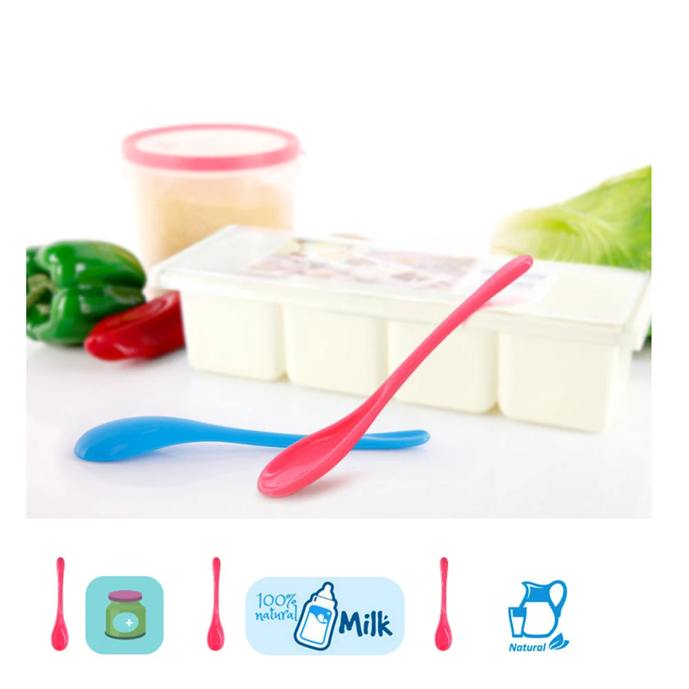 

20 Pcs Feeding Measuring Spoons Plastic Spoon Kit Ice Cream Spoon Baking Utensil Set Kitchen Accessories 12.4X2.3CM (Random