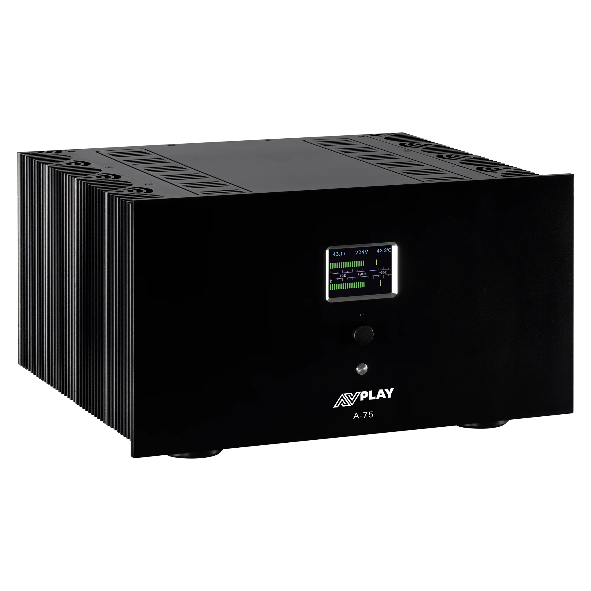 AVplay A-75 HIFI Clase A 80 ~ 300W * 2 amplificador de potencia voltaje Digital temperatura pantalla LCD puente 800W * 1 salida A + B