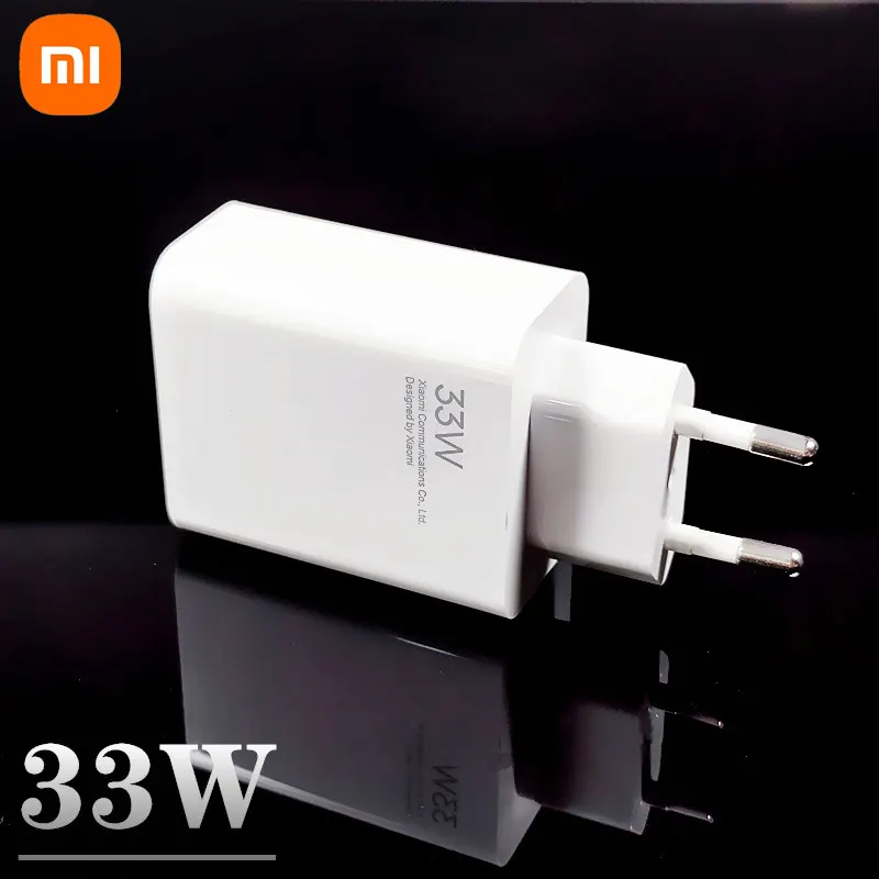 Original Xiaomi Charger 33W Fast Turbo Charge 2M 1.5M Type C Cable For Mi 10 9 10T Lite POCO X3 NFC Redmi K40 Note 9 10 Pro - náhled 6