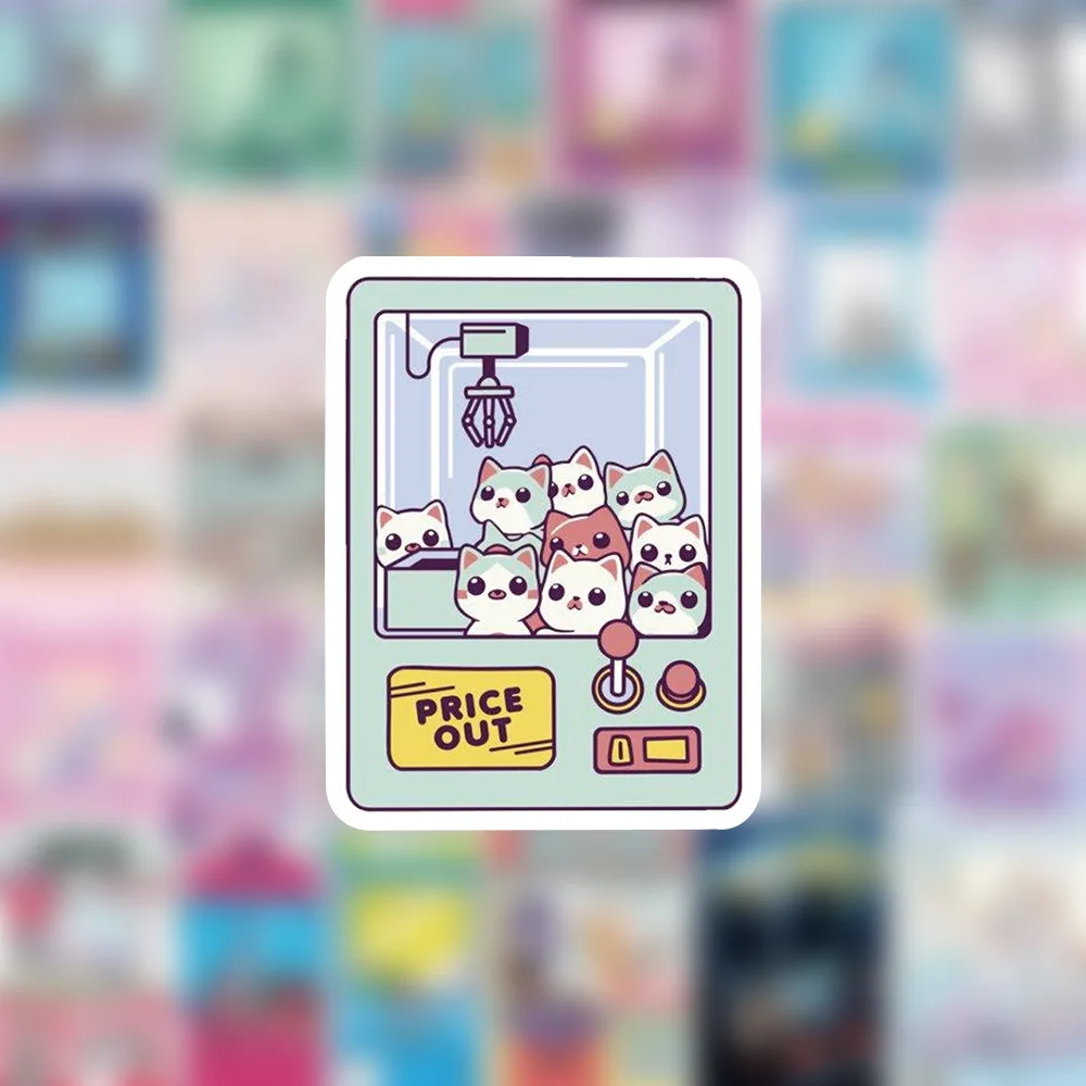 54 個 UFO キャッチャーステッカー漫画創造性人形ゲームコンソール落書き装飾 DIY ノートブックスーツケースギター電話デカール