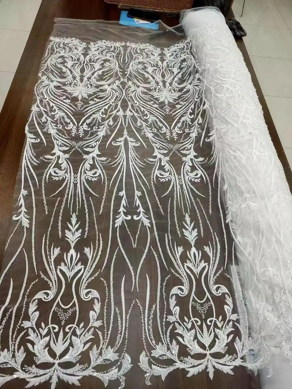 Maßgeschneidertes Luxus-Brautkleid mit Applikationen und Spitze im Meerjungfrauenstil, Abnehmbarer Schleppe, Schulterfreies Hochzeitskleid 2026 Vestido De Noiva – Detail 8