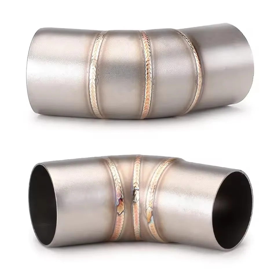 ل Ducati Monster 659 696 795 796 1100 الهروب نظام عادم الدراجة النارية الأوسط وصلة الأنابيب الخمار 51 مللي متر الانزلاق على ربط الأنابيب #5