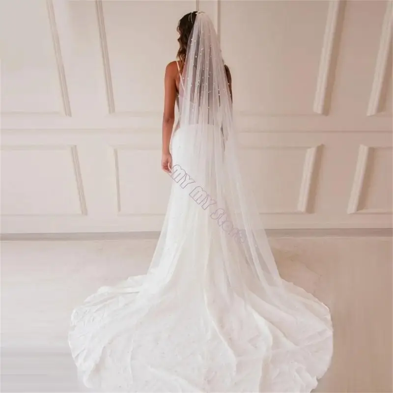 

Romantics Cathedral Wedding Veil with Soft Tulle Fabric Wedding Accessories for Church or Outdoor Weddings