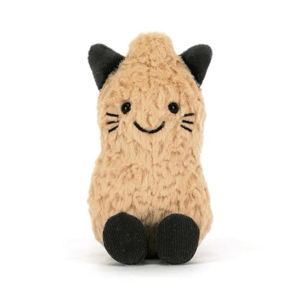

Новая плюшевая игрушка-кошка Jellycat в стиле арахиса к Хэллоуину, подарок на Новый год и день рождения