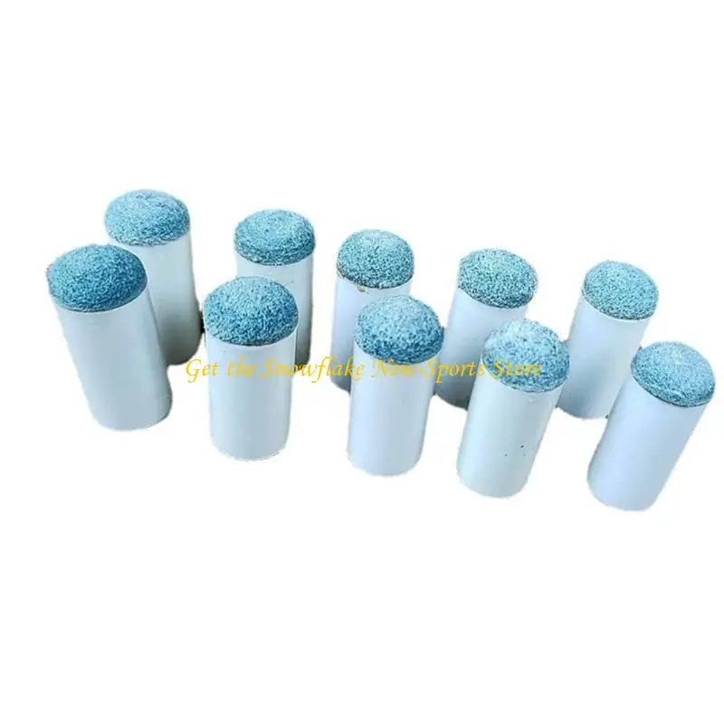 

E56D 10Pcs Pool Cue Tip Covers Protector Slip on Pool Cue Tips Replacement Cover Billiard Head Pool Table Accessories