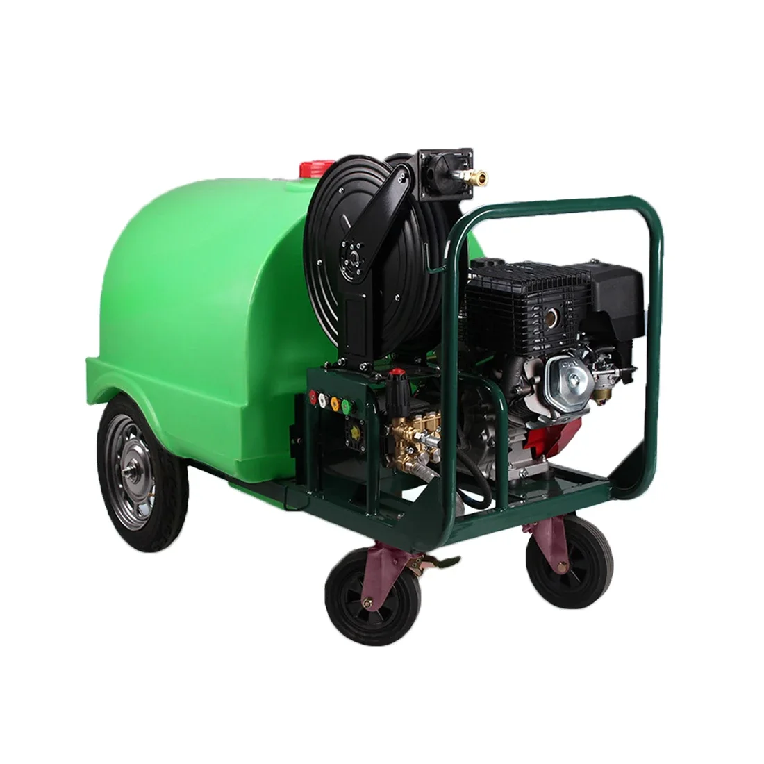 Gasoline Diesel Ultra-high Pressure Car Washing Machine Outdoor Mobile With Water Tank High-power Water Gun Pump