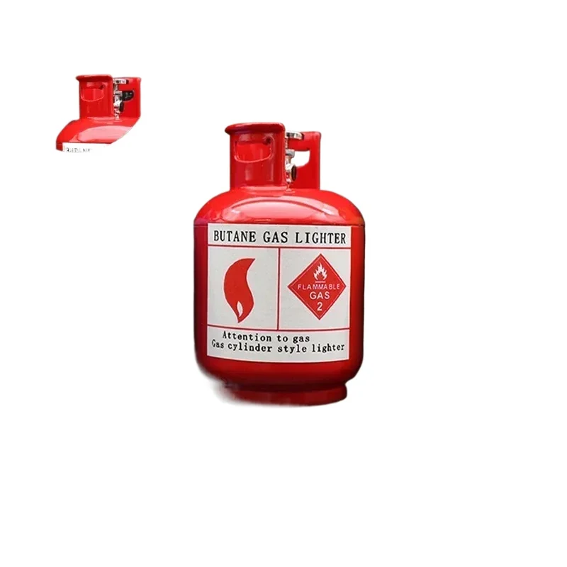 New 2026 Creative Open Fire Gas Lighter, Personality Mini Key Chain, Cigarette Accessories, Small Gift for Men