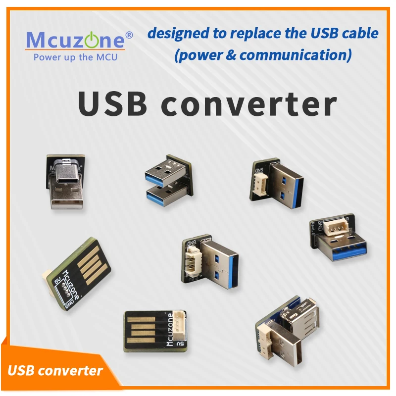 USB converter,designed to raplace the USB cable(power and communication) USB2.0 to 1.25mm 4pin,USB 3.0 A-A