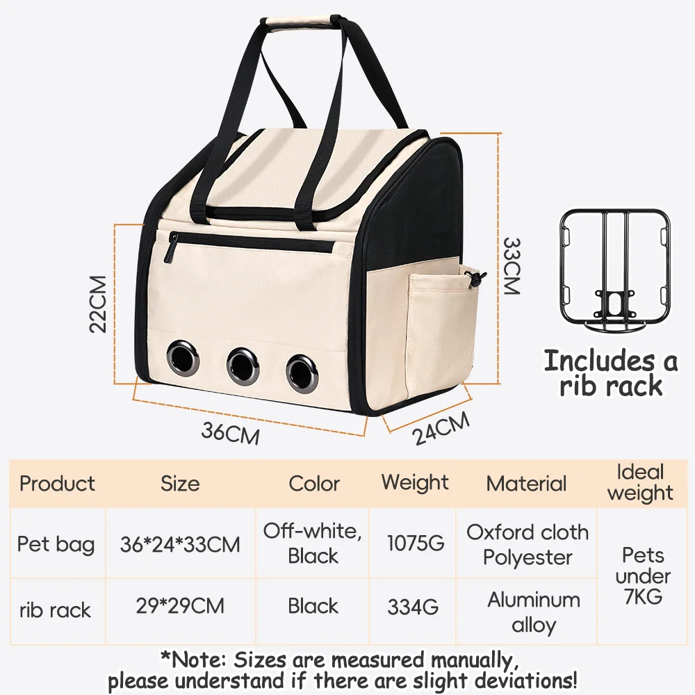 NEWBOLER Brompton Faltbare Fahrradtasche, Haustiertasche, tragbare Fahrrad-Fronttasche, faltbare Outdoor-Reisetasche für Katzen und Hunde – Detail 2