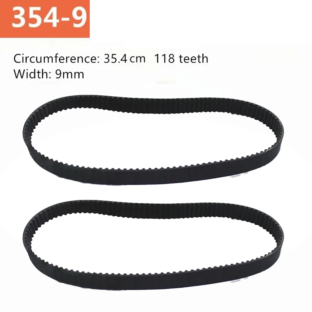 2pcs Belt Sander Rubber Drive Belt 35.2cm For 9403 Sander Drive Belt 352-9/354-9 Replacement Power Tool Accessories