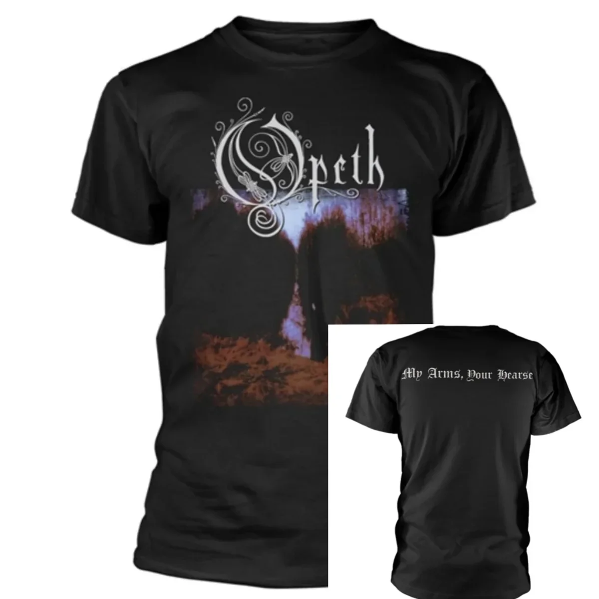 Opeth Graphic T‑Shirt Two‑Sided My Arms Your Hearse Album Cover Print Swedish Progressive Death‑Metal Band Merch Unisex Top