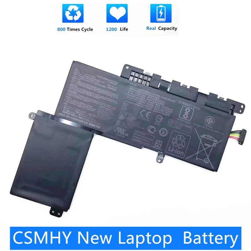 

CSMHY New 42WH B31N1629 Laptop Battery 3ICP5/57/81 for Asus E203MAH E203NAH E203NAH-FD080T