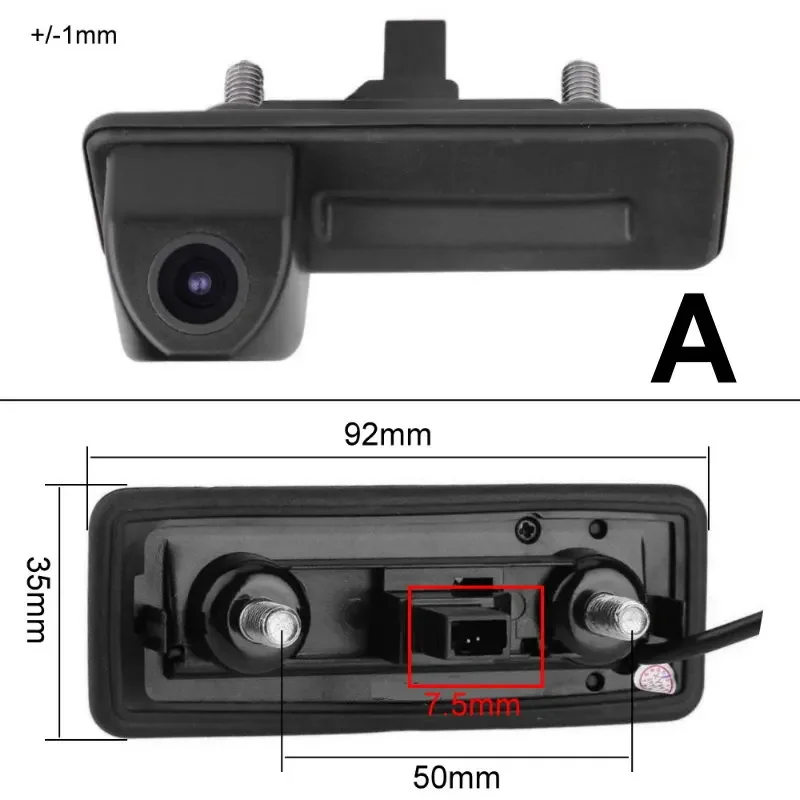 For Skoda Octavia 2010 2011 2012 2013 2014 2015 Car Trunk Handle camera Rear View Reversing Parking backup Camera Waterproof